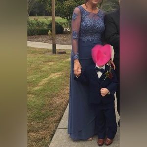 Long dress, worn once as mother of groom. Suitable for any formal event